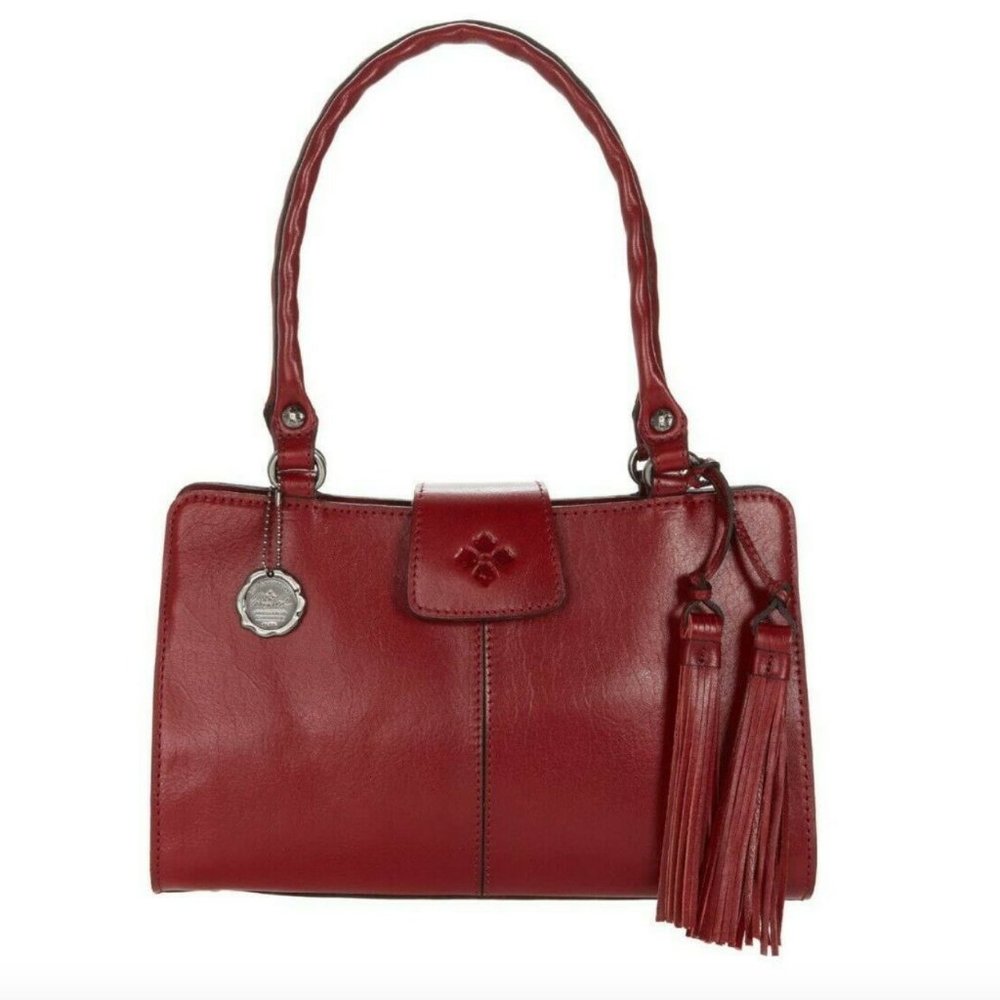 BRAND NEW Patricia Nash Rienzo Satchel in Red